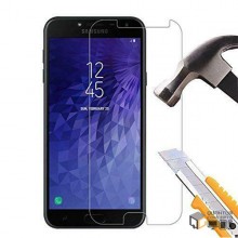Samsung J4 Clear Tempered Glass 