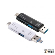 Universal Type-C OTG Adapter Micro SD, USB-A, Micro USB