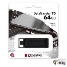 Kingston DataTraveler 70 64GB USB-C Flash Drive USB 3.2