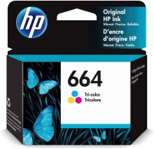 HP Ink Cartridge 664 Tricolor