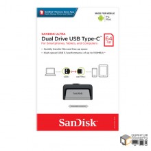 SanDisk 64GB Ultra Dual Drive USB Type-C  OTG Flash Drive 