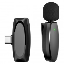 Wireless Type-C Plug-Play Mini Lapel Microphone 